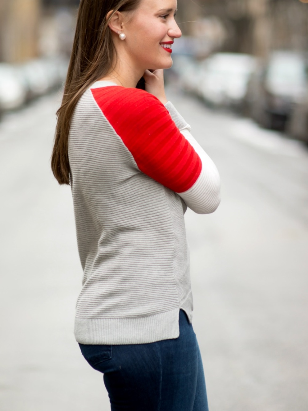 Trouve Colorblock Henley